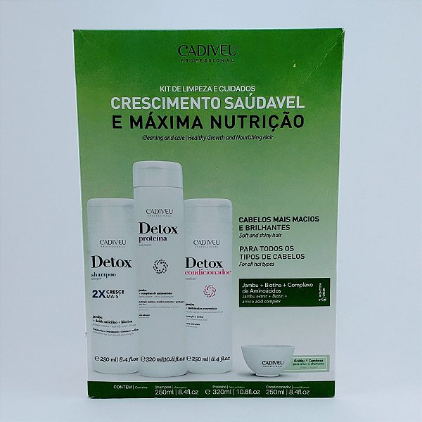 ZZCADIVEU DETOX PROM TRAT HOME CARE SH+COND+PROTEI