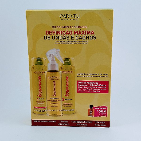 ZZCADIVEU BOSSA NOVA PROMO HOME CARE SH+COND+MAXI