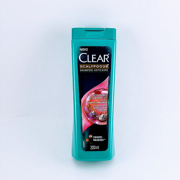 CLEAR SH 200ML CRESCIMENTO DETOX