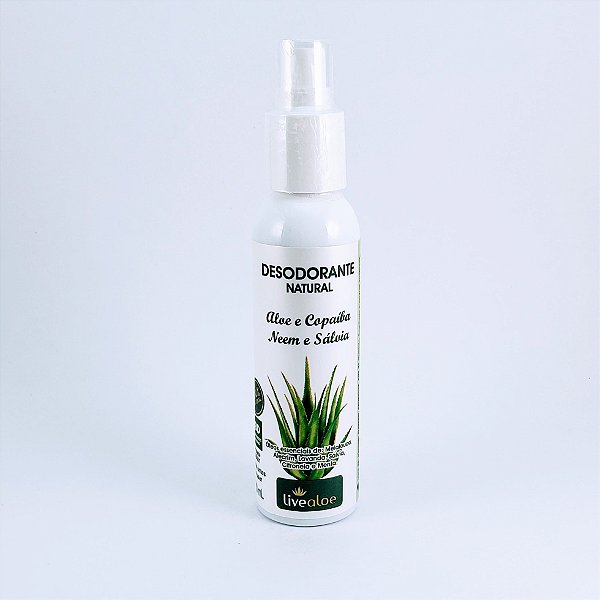 Livealoe Desodorante Natural Aloe Copaiba