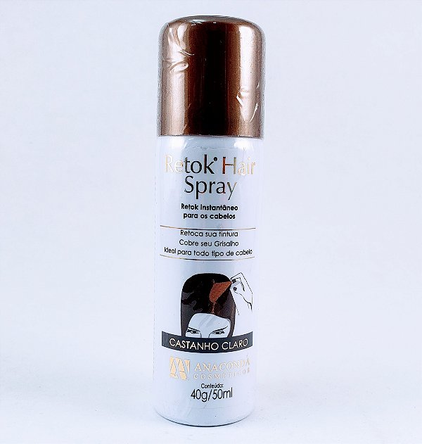 Anaconda Retok Hair Spray 50Ml Castanho Claro