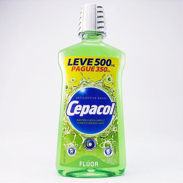 Enx Bucal Cepacol Fluor Lv 500Ml Pg 350Ml