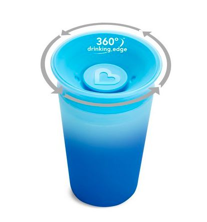 Copo de Treinamento 360º Changing Color Azul - Munchkin