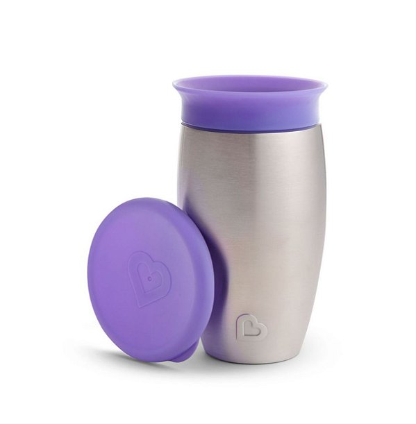 Copo Térmico Inox 360° Roxo - Munchkin