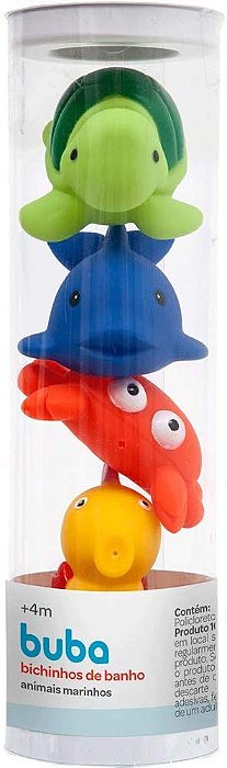 Brinquedo de Banho Animais Marinhos Tubo - Buba
