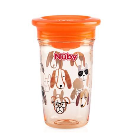 Copo Tritan 360° Cachorro Laranja 300ml - Nuby