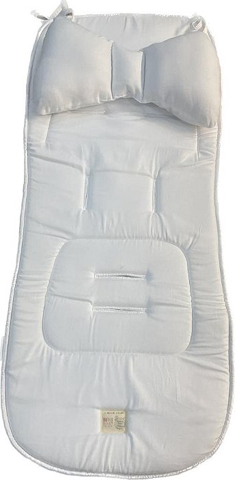Protetor de Carrinho II Vies + Almofada  Branco
