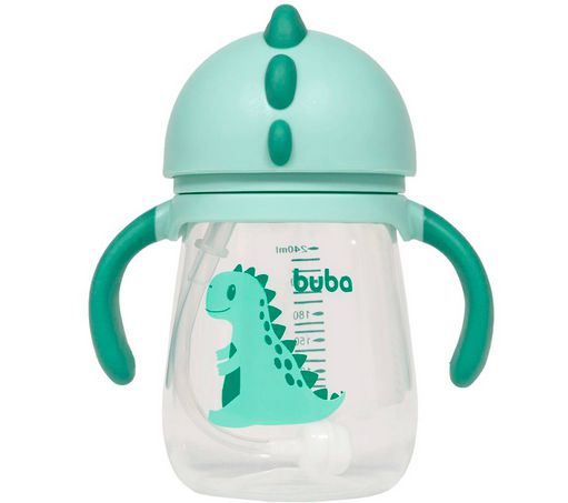 Copo Dino com Alça Verde - Buba