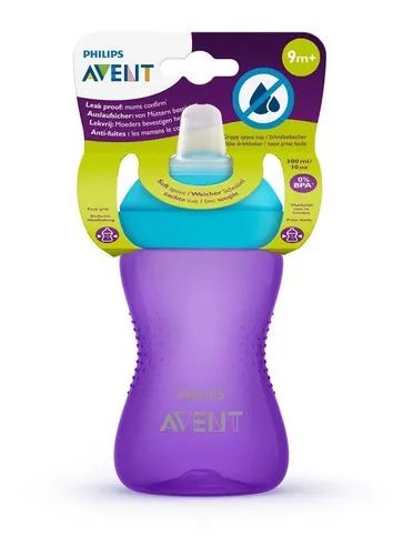 Copo com Bico Macio Roxo/Azul 300ml SCF802/02 - Avent