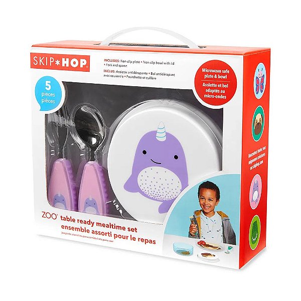 Kit de Alimentação Zoo Baleia Narval - Skip Hop