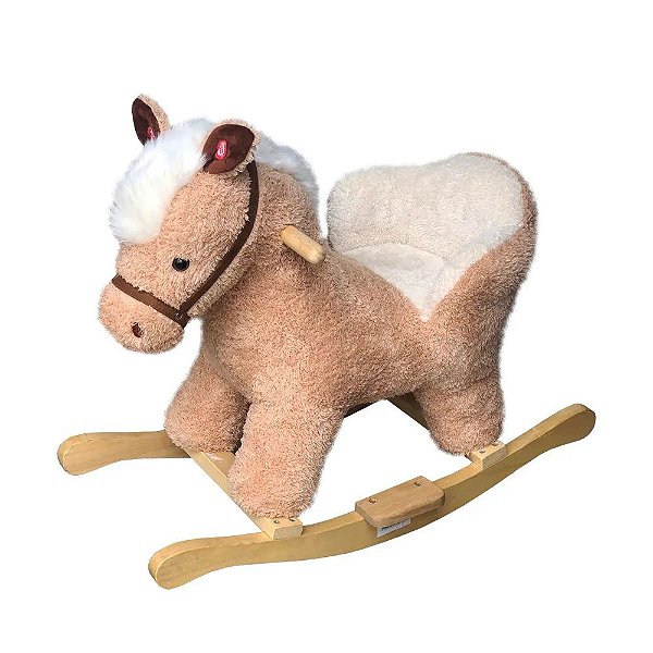 Cavalo de Balanço Musical com Assento