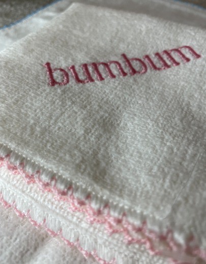 Toalha de Enxugar Bumbum Picueta Rosa