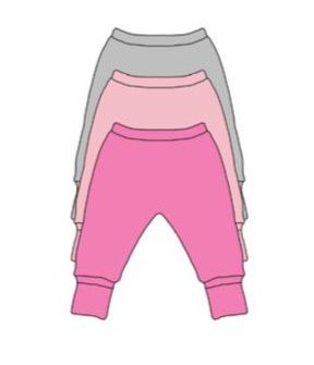 Kit com 3 Culotes Liso Feminino - Baby Best