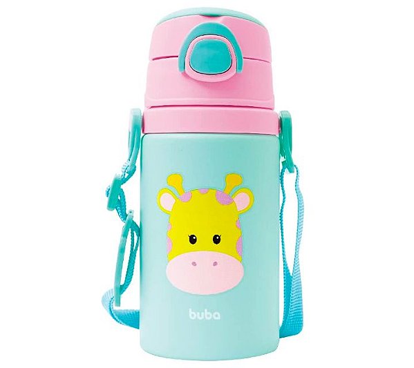 Garrafinha de Aluminio Animal Fun Girafa