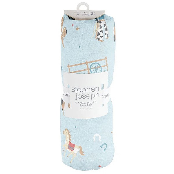 Swaddle de Muslin Faroeste - Stephen Joseph