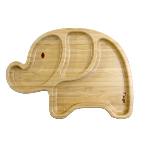 Prato de Bambu Elefante com Divisória - Clingo