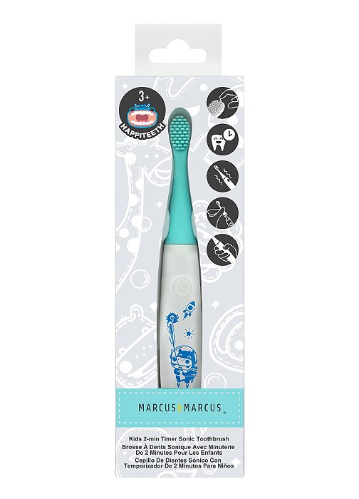 Massageador de Gengiva em Silicone Elétrico Azul - Marcus & Marcus