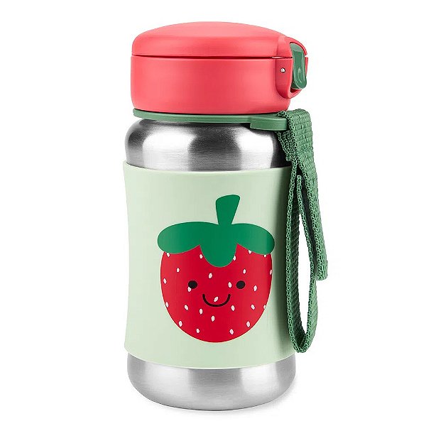 Garrafinha de Aço Inox Morango - Skip Hop