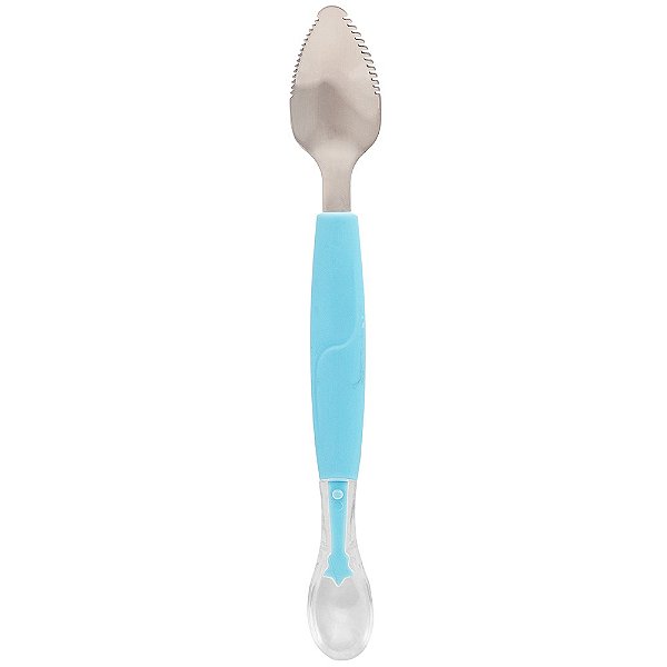 Colher 2 em 1 Azul - Buba