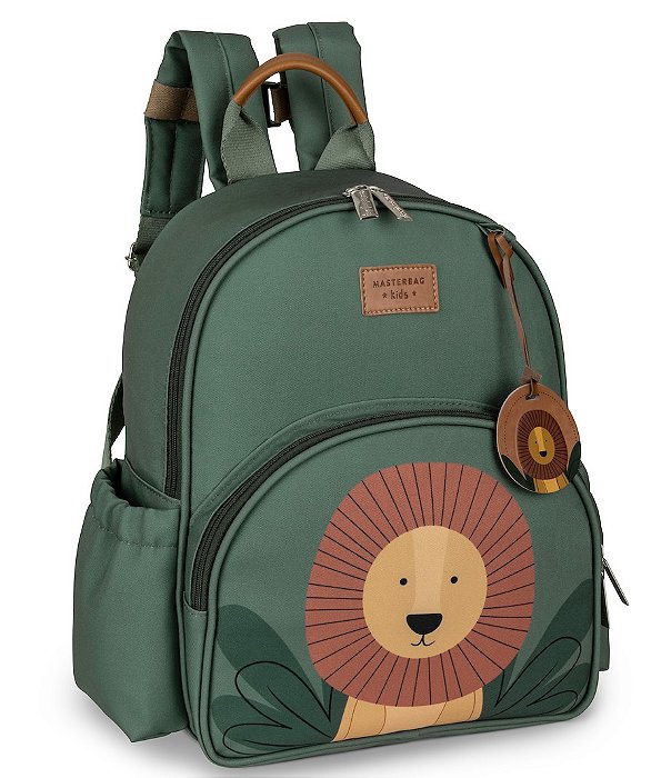 Mochila Kids Leão Verde - Masterbag Baby