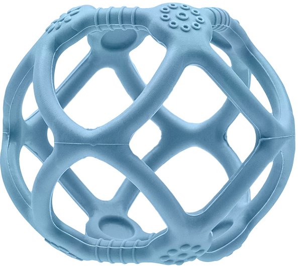Mordedor Bola em Silicone Azul - Buba
