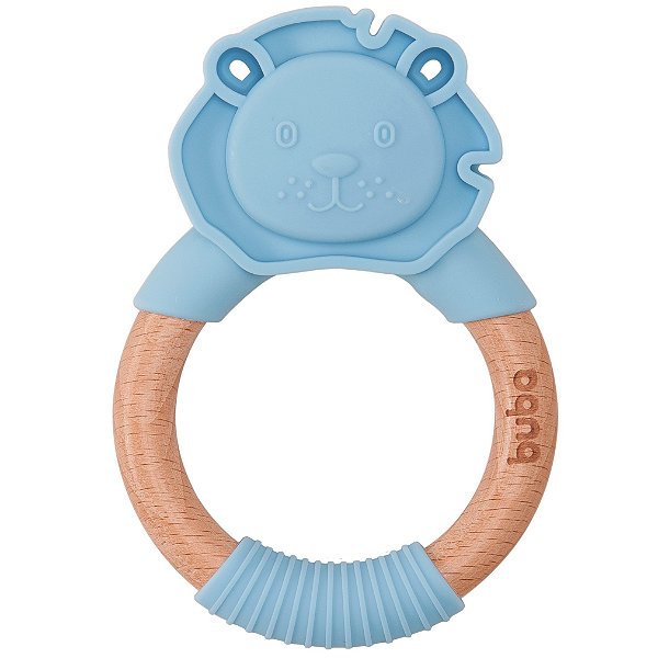 Mordedor Leão em Silicone Azul - Buba