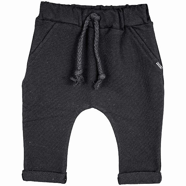 Calça Saruel Moletom Preto