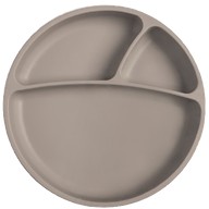 Prato Porção Portions Powder Grey - Minikoioi
