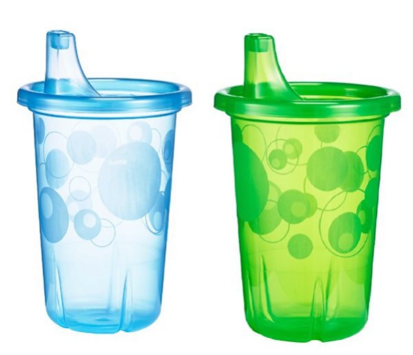 Kit de 04 Copos com Tampas Azul/Verde - Take and Toss
