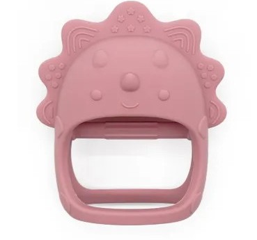 Mordedor Maozinha em Silicone Rosa - Buba