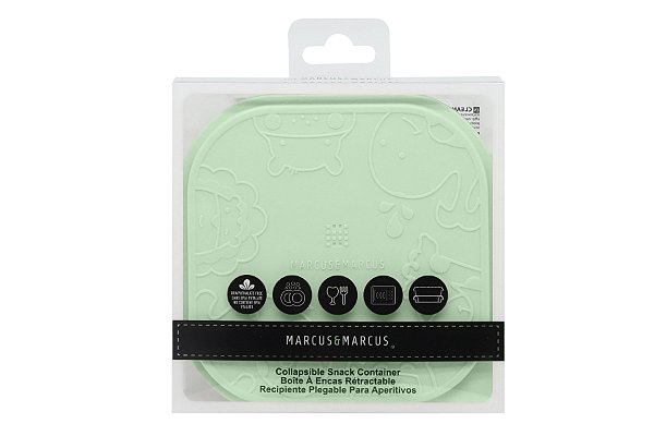 Container Dobrável em Silicone Verde - Marcus & Marcus