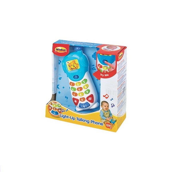 Brinquedo Celular Luminoso Falante - WinFun