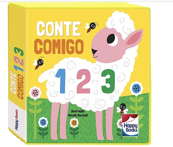 Livro Toque , Sinta e Aprenda ! Conte Comigo 123