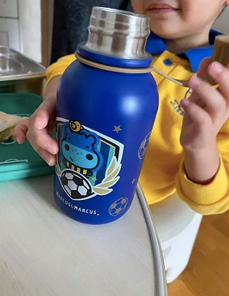 Garrafa Termica em Inox Futebol 350 ml