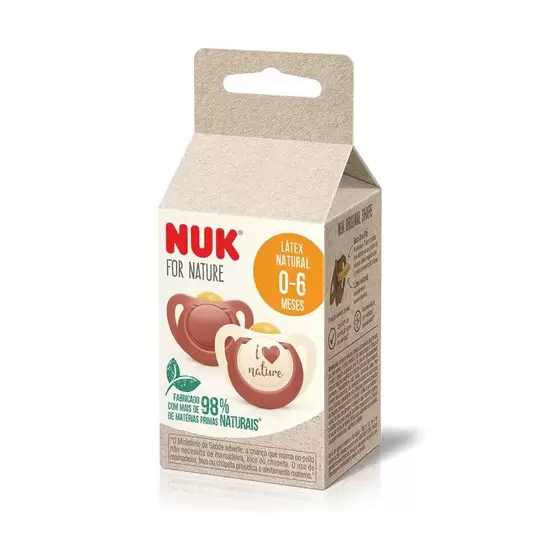 Chupeta Nature Latéx Girl 0-6m - NUK