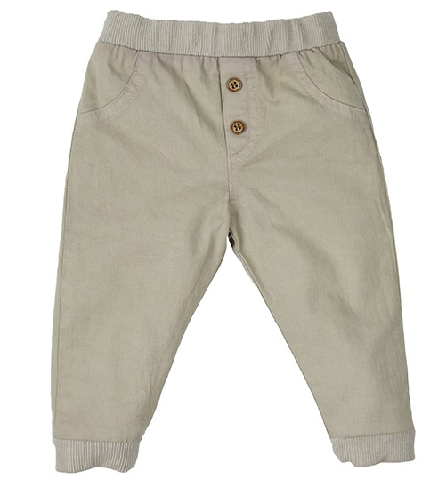 Calça de Sarja Basics Creme