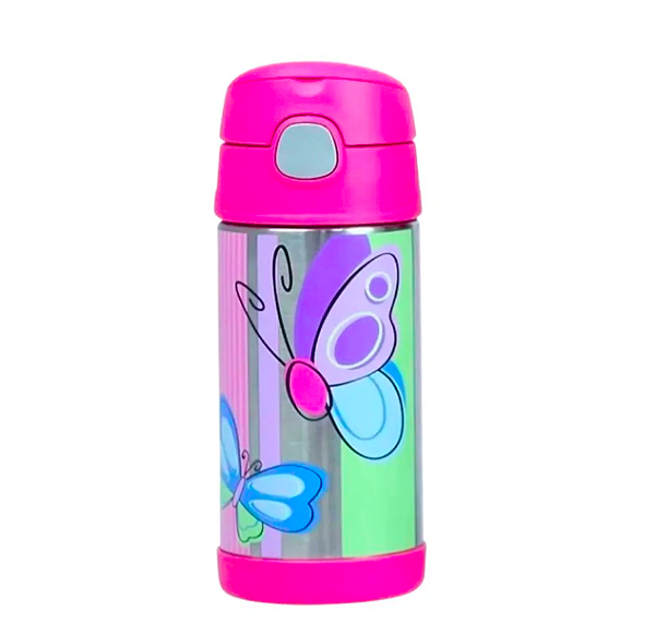 Garrafa Termica Thermos Orlando Borboleta 355ml