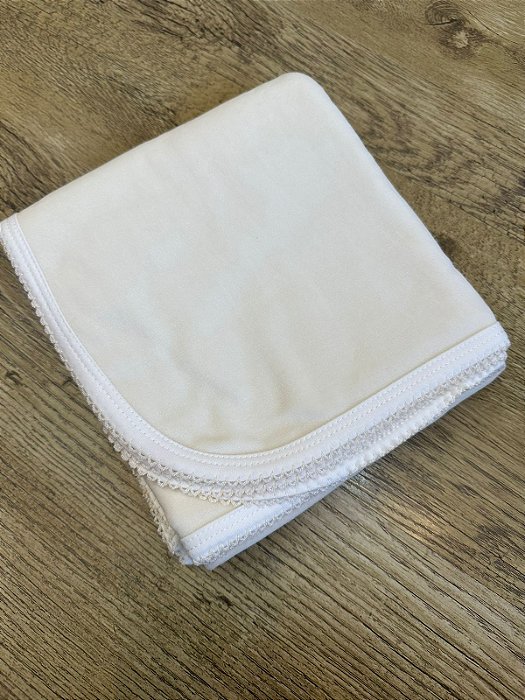 Manta Dupla Suedine Off White