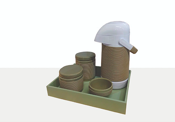 Kit de Higiene Verde Alinhavado