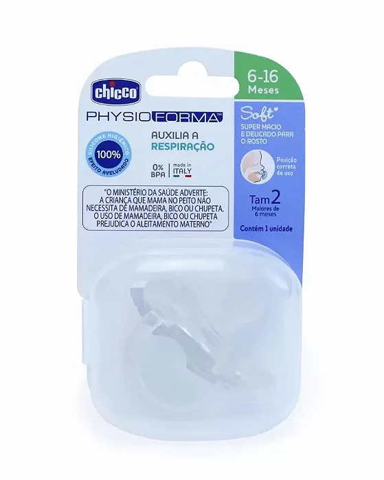 Chupeta Physio Forma Soft Tam 2 (6-16m) Neutra - Chicco