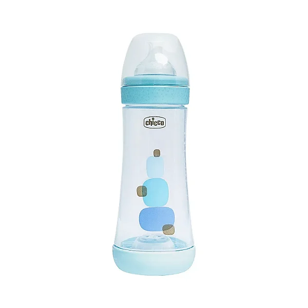 Mamadeira Perfect5 300ml Fluxo Rápido Azul - Chicco