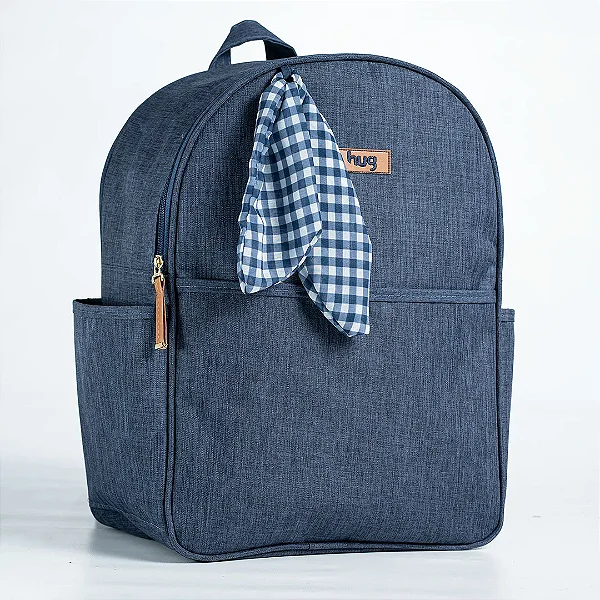 Mochila Maternidade Mescla Azul Marinho