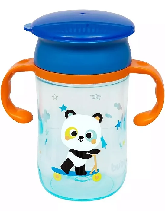 Copo de Treinamento 360º Bubazoo Panda - Buba