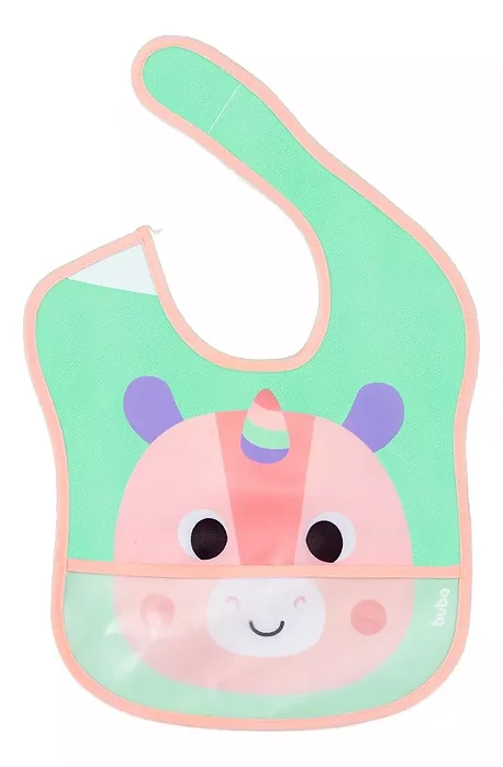 Babador com Bolso Bubazoo Unicórnio - Buba