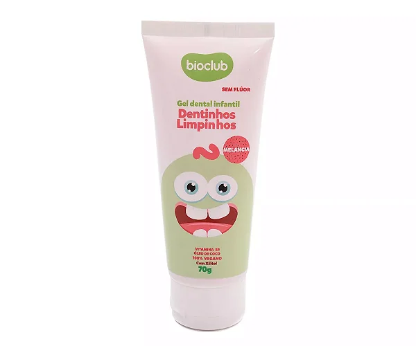 Bioclub Gel Dental Melancia sem Flúor 70g