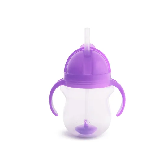 Copo com Canudo Click Lock Roxo - Munchkin
