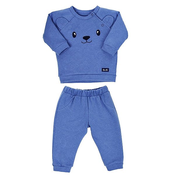 Conjunto Longo I'm Brave Azul - Grow Up