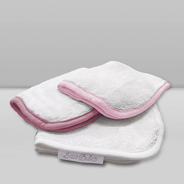 Kit de 3 Paninhos de Boca Rosa