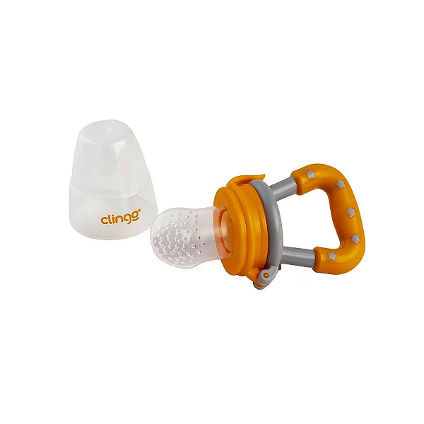 Porta Frutas com Tampa Colors Laranja - Clingo