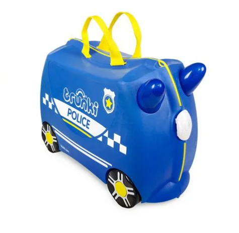Mala Infantil com Rodinha Trunki Carro Policia